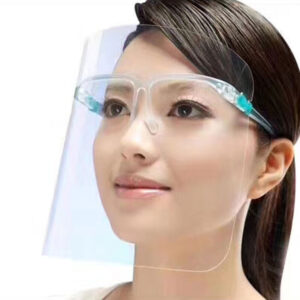 Face Shield with Glasses