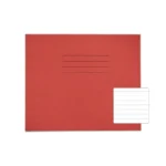 RHINO 138 x 165 Exercise Book 24 Pages / 12 Leaf Red 11mm Lined