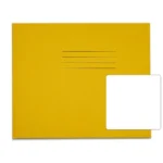 RHINO 6.5 x 8 Exercise Book 40 Pages / 20 Leaf Yellow Plain