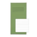RHINO 8 x 4 Exercise Book 32 Pages / 16 Leaf Light Green 8mm Lined