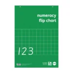 RHINO Education A1 Numeracy Flip Chart Pad 30 Leaf 50mm Squared with Plain Reverse