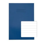 RHINO A4 Exercise Book 48 pages / 24 Leaf Dark Blue 12mm Lined