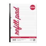 RHINO A4 Refill Pad Sidebound 320 Pages / 160 Leaf 8mm Lined with Margin