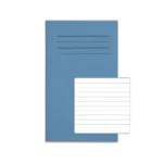 RHINO A6+ Exercise Book 48 Pages / 24 Leaf Light Blue 7mm Lined