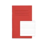 RHINO A6+ Exercise Book 48 pages / 24 Leaf Red 7mm Lined